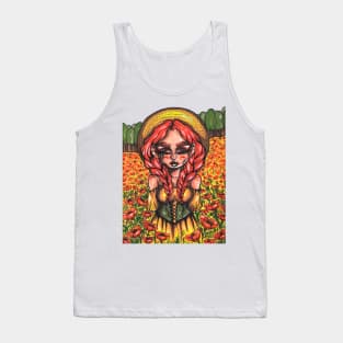 Poppy field Tank Top